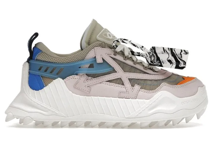 OFF-WHITE Odsy-1000 Beige Pink Blue (OWIA180F21FAB0016130)