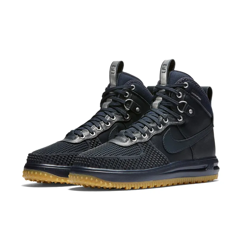 Nike Lunar Force 1 Duckboot Dark Obsidian Dark Obsidian/Dark Obsidian (805899-400)