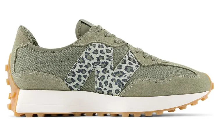 New Balance 327 (W) “Green Leopard” (WS327LPB)