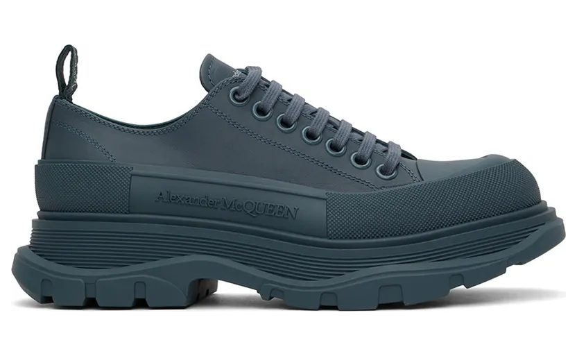 Alexander McQueen Blue Tread Slick Low (627225WIBT14476)