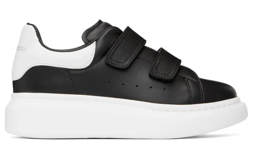 Alexander McQueen Kids Black & White Oversized Velcro (687070WHX11)