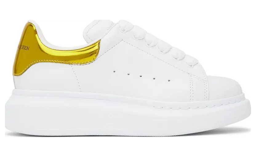 Alexander McQueen Kids White & Gold Oversized 9429 White/Pop Yello (716666WIAHN)