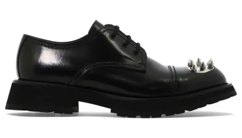Alexander McQueen Monkstrap Lace-Up Shoe Black (705083WIC631081)