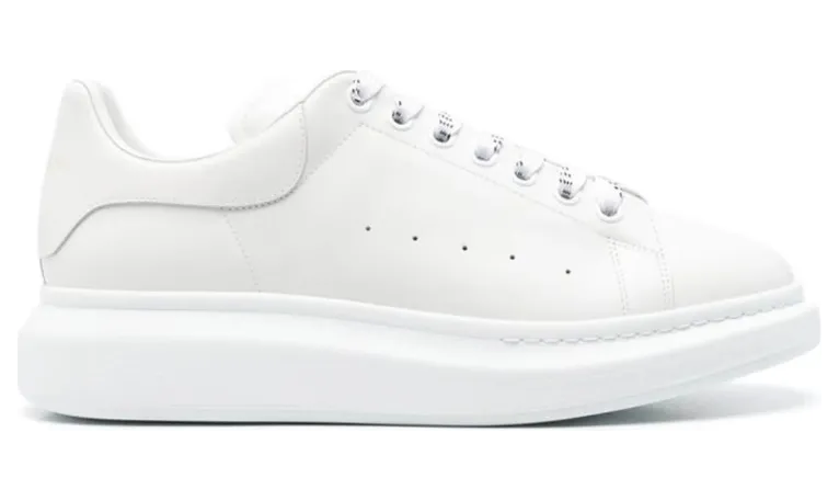 Alexander Mcqueen Oversize Leather “White” (553770 WIAIG 9007)