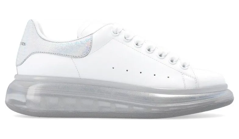 Alexander McQueen Oversized Clear Sole White Multichrome (611698 WIB9U 9620)