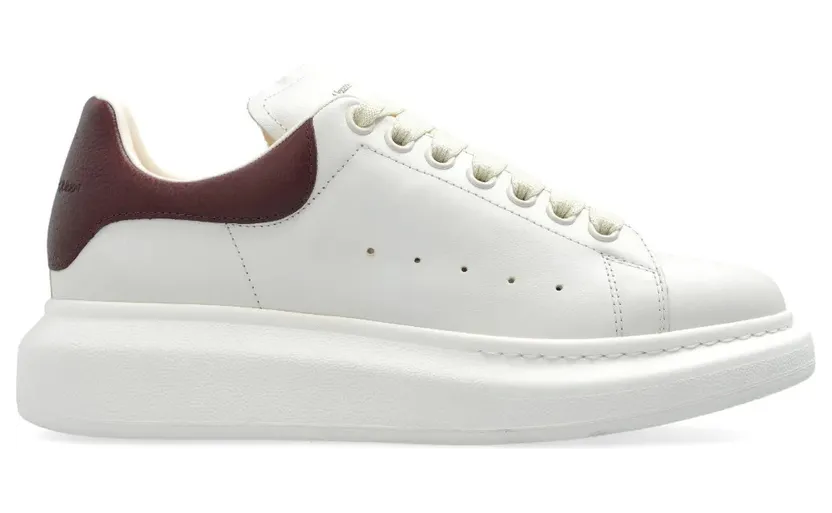 Alexander McQueen Oversized leren – White (553770WIACV)