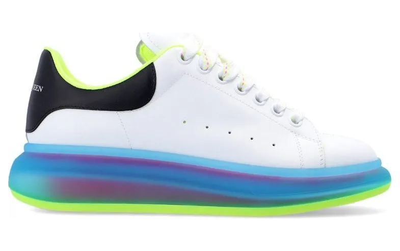Alexander McQueen Oversized Transparent Sole White Iridescent (662657 WIBN3 9769)