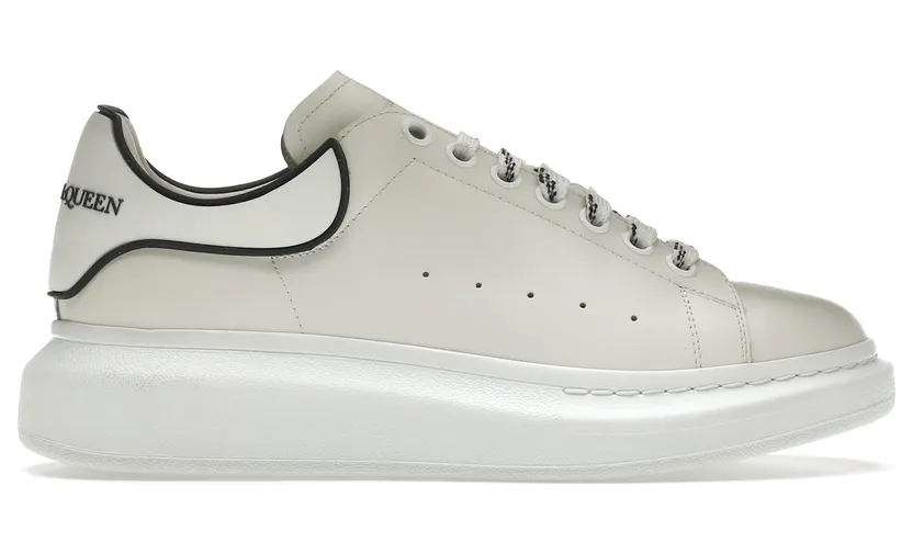 Alexander McQueen Oversized White Black Trim (625156WHXMT9074)