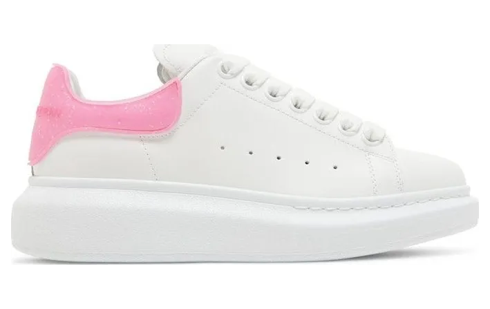 Alexander McQueen Oversized White Bright Pink Glitter (718157WIAF19753)