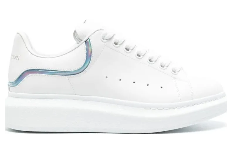 Alexander McQueen Oversized White Iridescent Stripe (782467WIE9R8757)