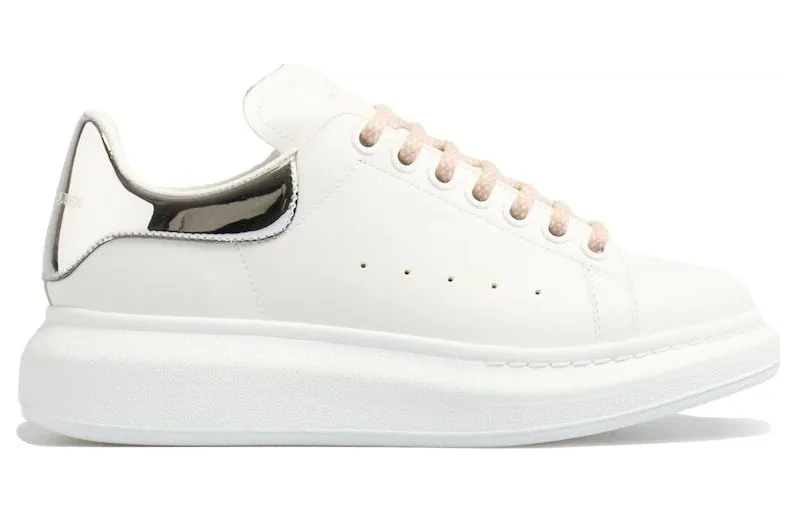 Alexander McQueen Oversized White Silver Pink (718232 WIEE4 9071)