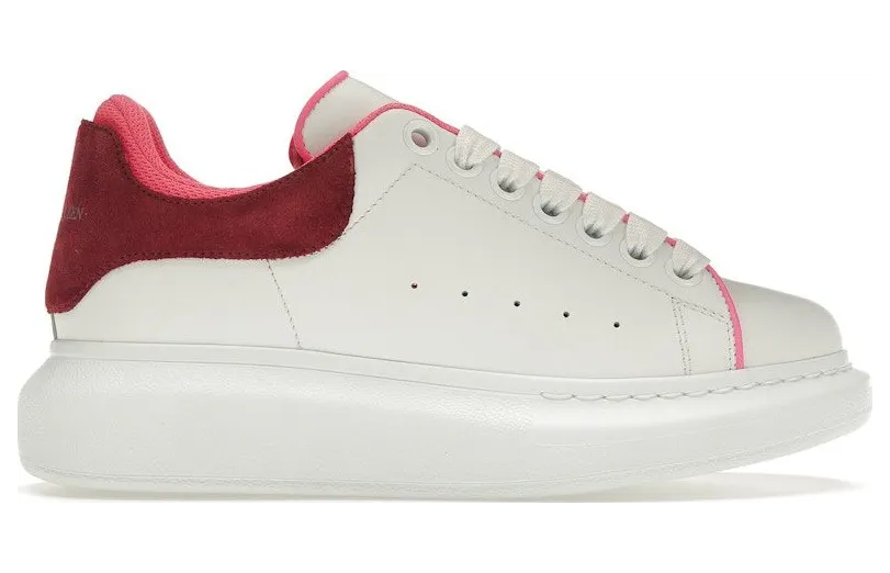 Alexander McQueen Oversized White Velvet Fuchia (755621WIDJZ8709)