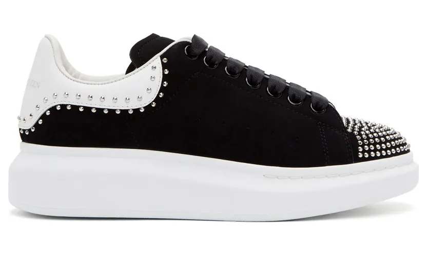 Alexander McQueen Suede Studded Oversized “Black” (634322WHV6Z1071)