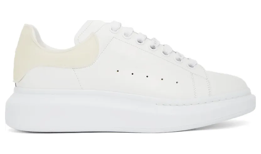 Alexander McQueen White & Off-White Oversized Sneakers (625156WHXMT9440)
