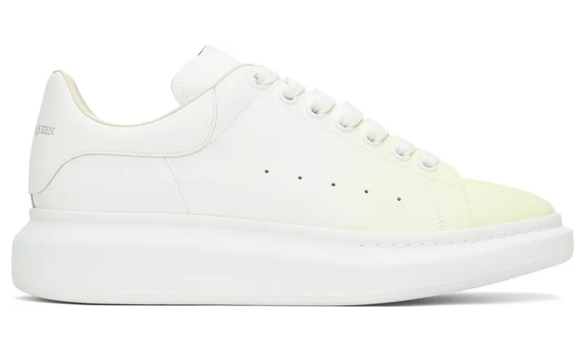 Alexander McQueen White & Blue Gradient Oversized (645867WHZ4N)