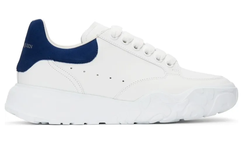 Alexander McQueen White & Blue New Court (634619WIA9A)