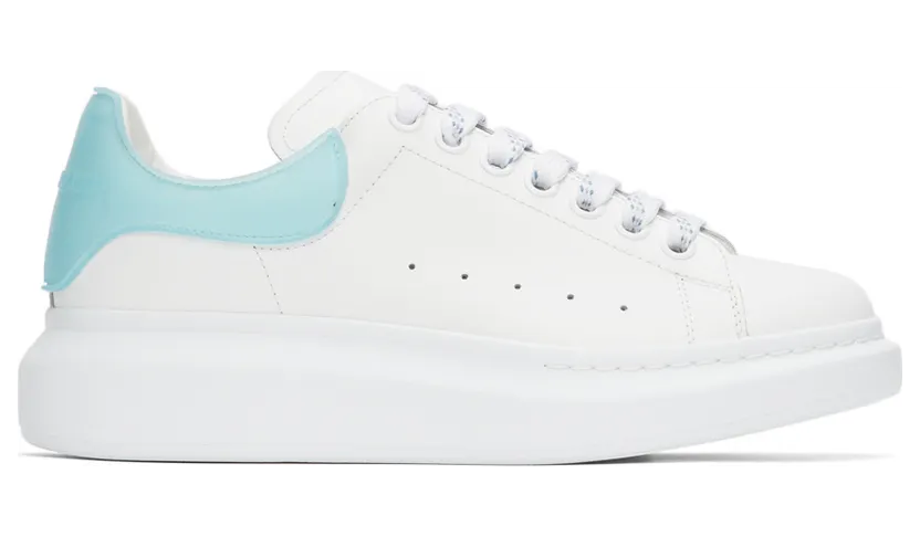 Alexander McQueen White & Blue Oversized (625156WHXMT9729)