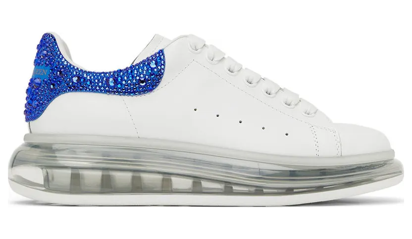 Alexander McQueen White & Blue Oversized (707217WICG2)