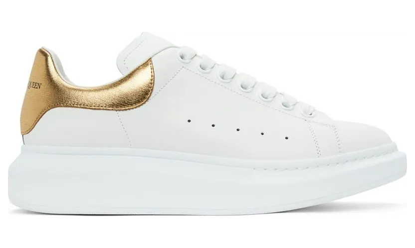 Alexander McQueen White & Gold Oversized 9075 (553680WHNBG)