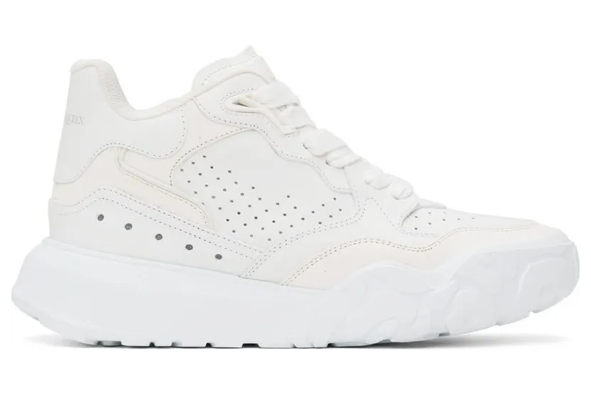 Alexander McQueen White New Court Low-Top (708082WICD6)