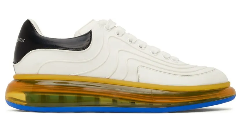Alexander McQueen White Oversized 8984 WHI/BLK/MU./P.Y (712531W4U83)
