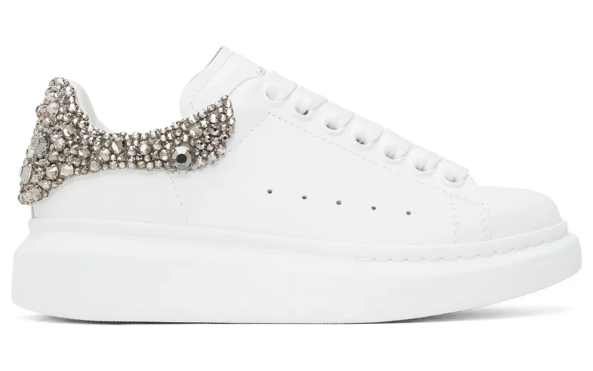 Alexander McQueen White & Silver Oversized (687331WIB9X)