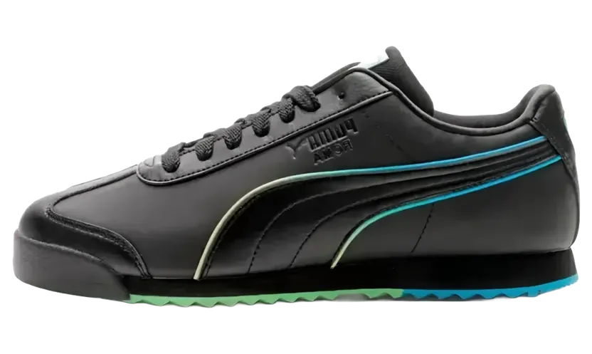 Puma Roma LS “Black Blue Green” (385666-01)