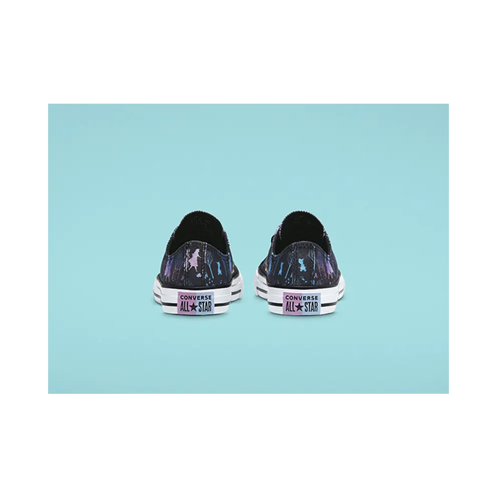 Converse Chuck Taylor All-Star Low Frozen 2 Black (PS) Black/Multi-White (367361F)