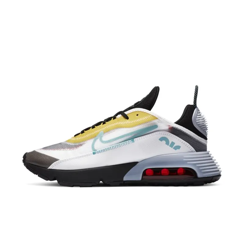 Nike Air Max 2090 White Speed Yellow Bleached Aqua White/Black-Speed Yellow-Bleached Aqua (CT1091-100)