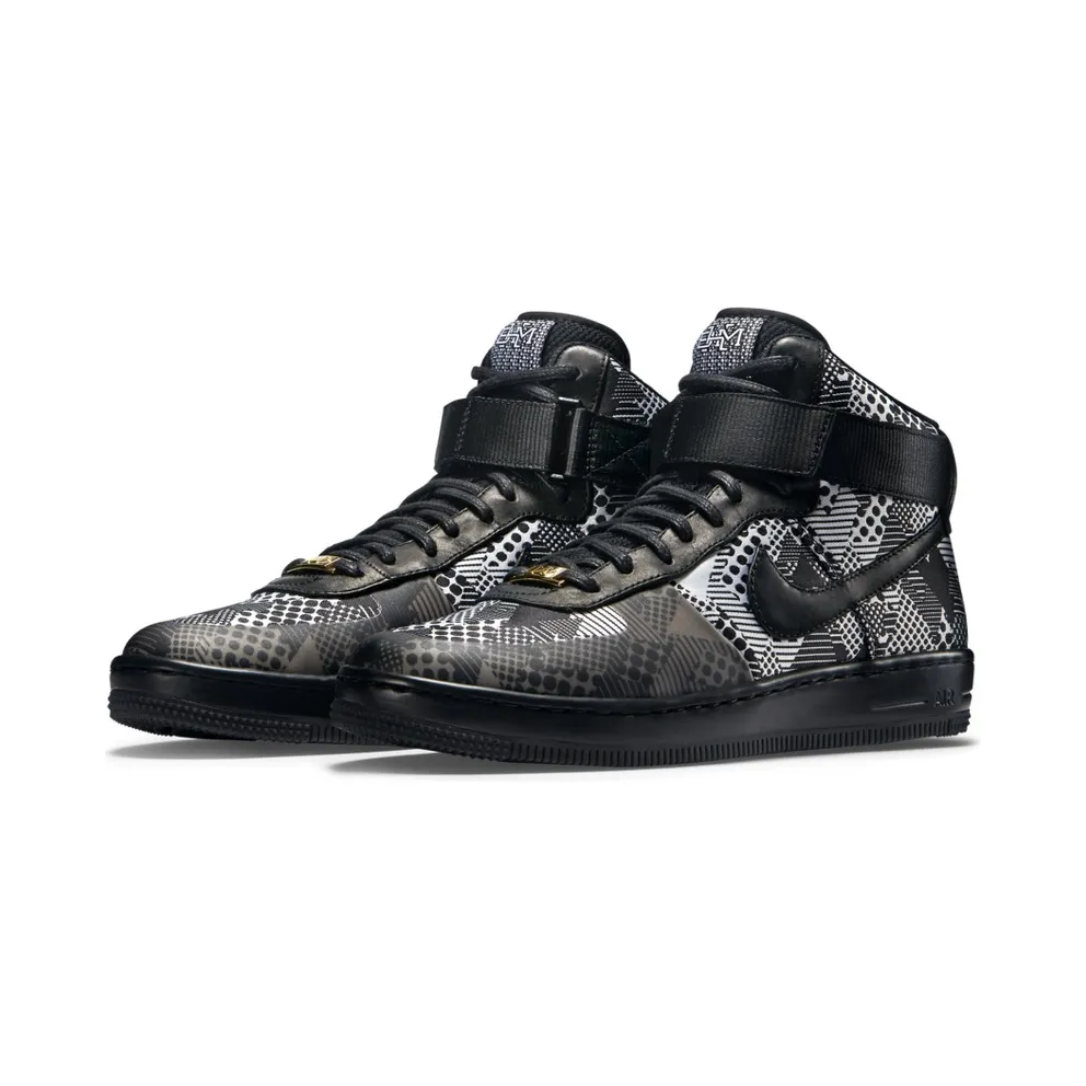 Nike Air Force 1 Ultraforce Black History Month 2015 (W) Black/Black-White (717464-001)