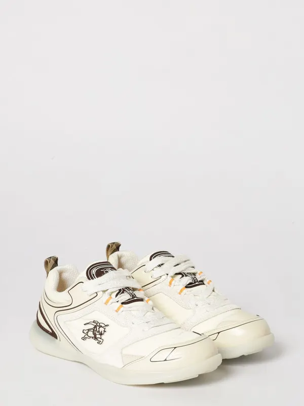 BURBERRY EKD Low-Top Synthetic Leather White (8119538)