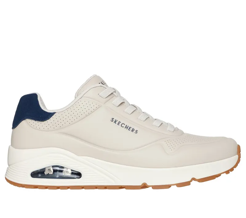 Skechers UNO – Tailored Air Sneaker Natuurlijk/Blue