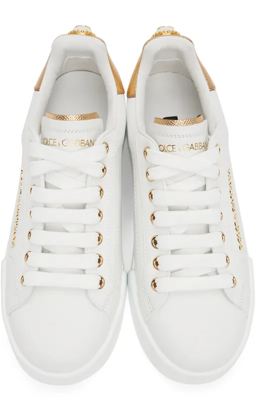 Dolce & Gabbana White & Gold Portofino (CK1602 AN298)