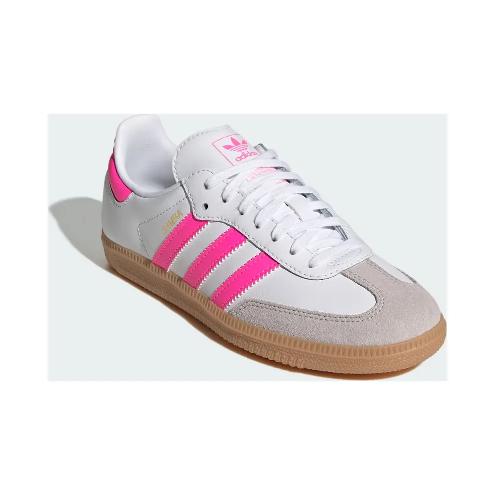 Adidas Samba OG Kids Cloud White / Lucid Pink / Gum (JQ2831)