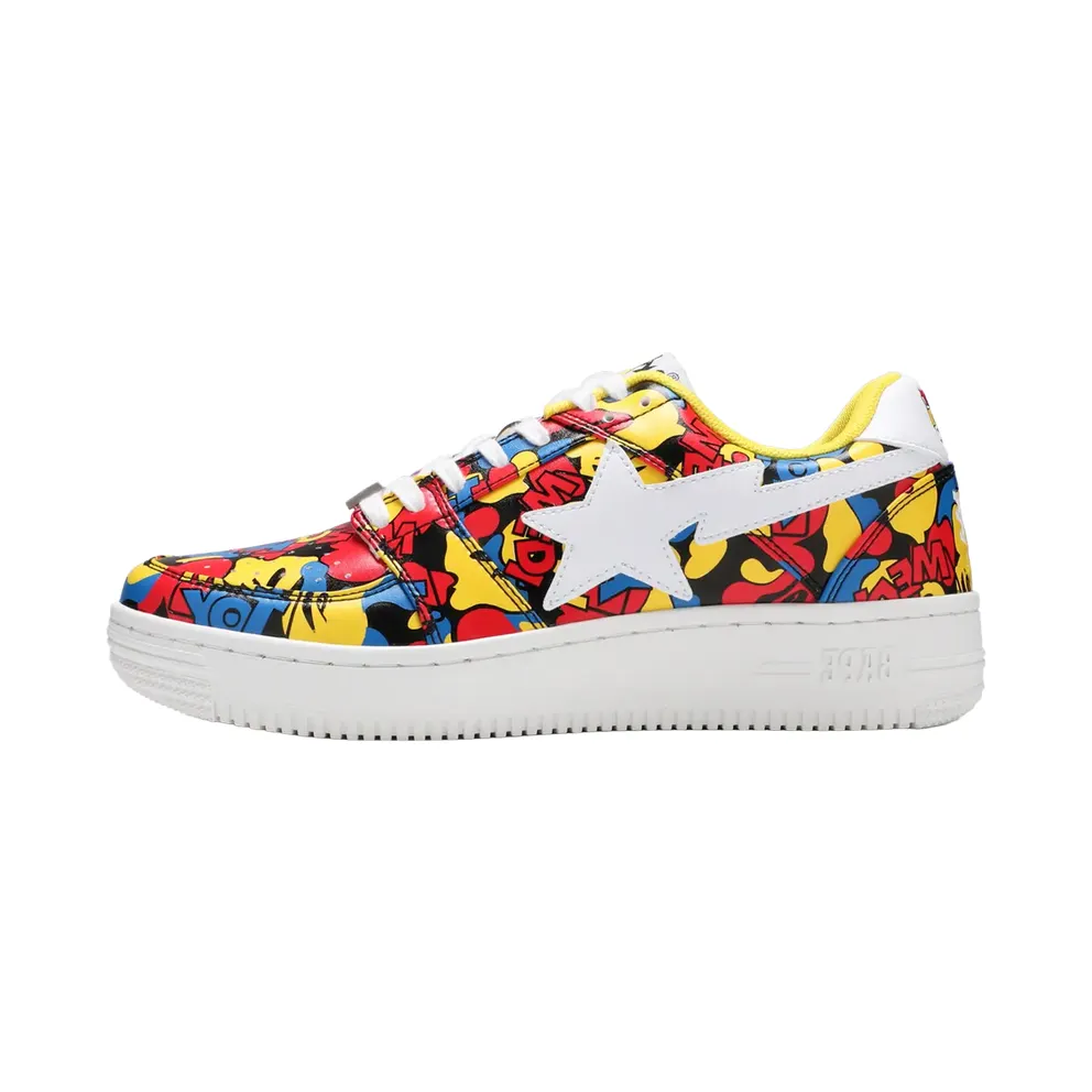 Bapesta Low M1 “Medicom Toy All‑Over Camo” (1G73191912)