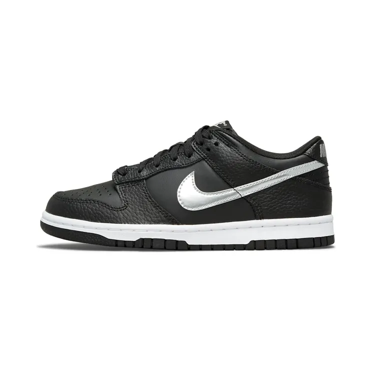 Nike Dunk Low NBA 75th Anniversary Spurs (GS) – “Black / Silver / White” (DC9560-001)