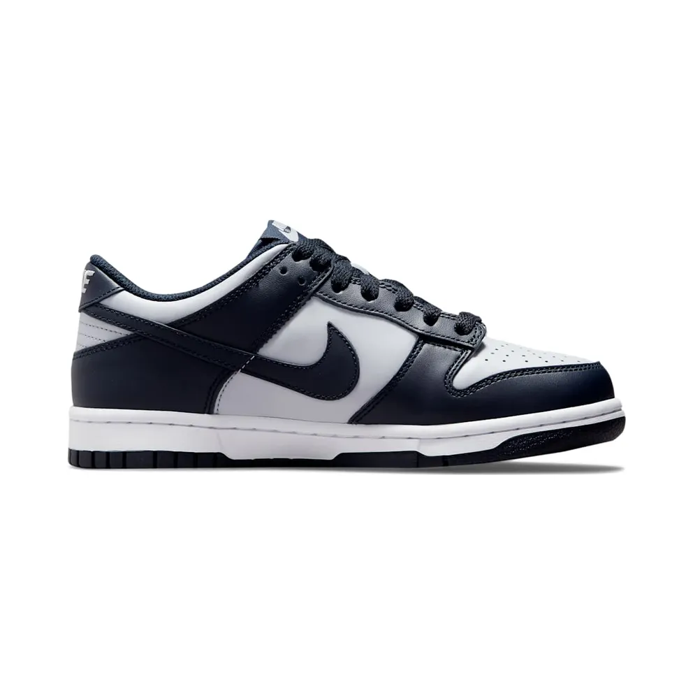 Nike Dunk Low Georgetown (GS) – “Wolf Grey / Dark Obsidian / Total Orange” (CW1590-004)