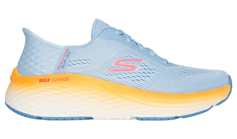 Skechers Slip-ins: Max Cushioning Elite 2.0 Sneaker Blauw/Oranje