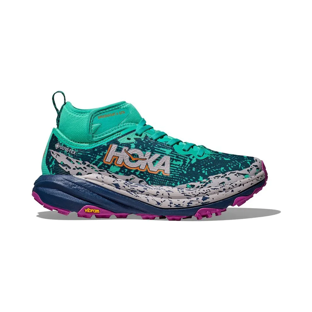 Hoka One Speedgoat 6 Mid Gore-Tex Electric Aqua Midnight (1155153-EQM)
