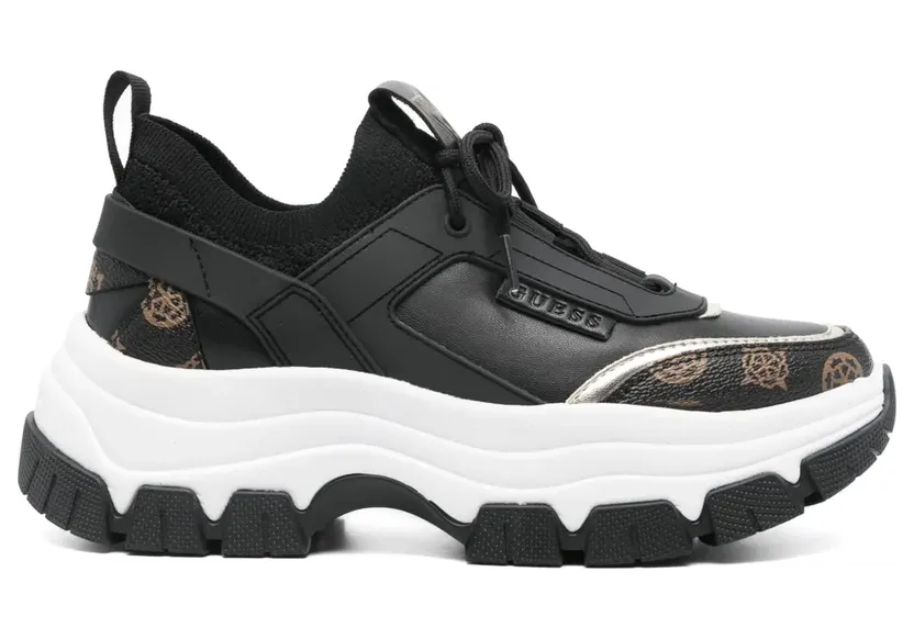 GUESS USA Sneakers mit Logo-Einsatz – Schwarz (FL8BYDSMF12)