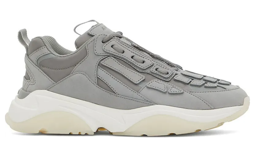 AMIRI Gray Bone Runner Low-Top Sneakers (PF22MFS009-030)