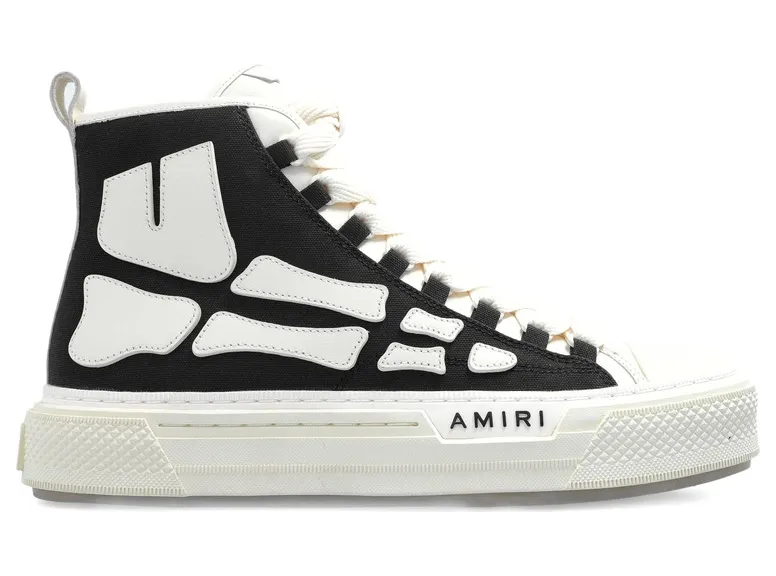 Amiri Skel Court Hi “Black/White” (AMFOSR1149 001)