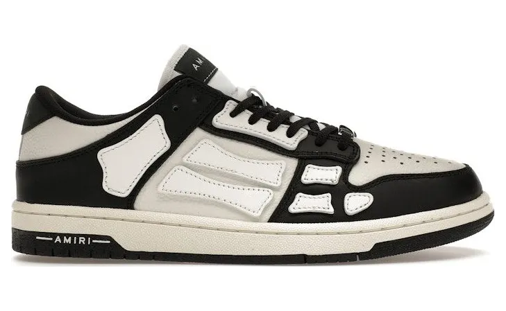 AMIRI Skel Top Low Black White (PXWFS002-004)