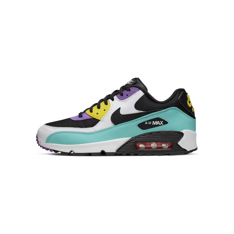 Nike Air Max 90 Black Bright Violet White Black/Bright Violet-Pink Blast-White (AJ1285-024)