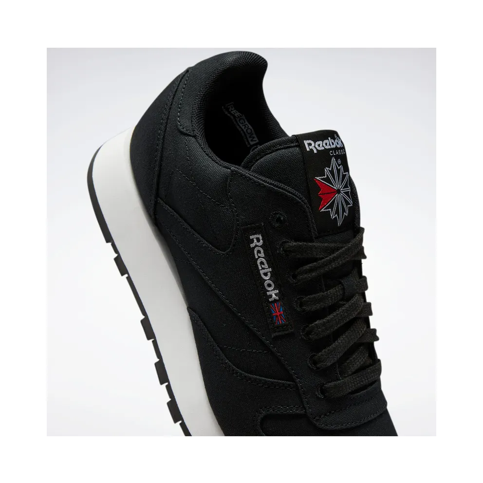 Reebok Classic Leather Grow Shoes Core Black / Core Black / Chalk