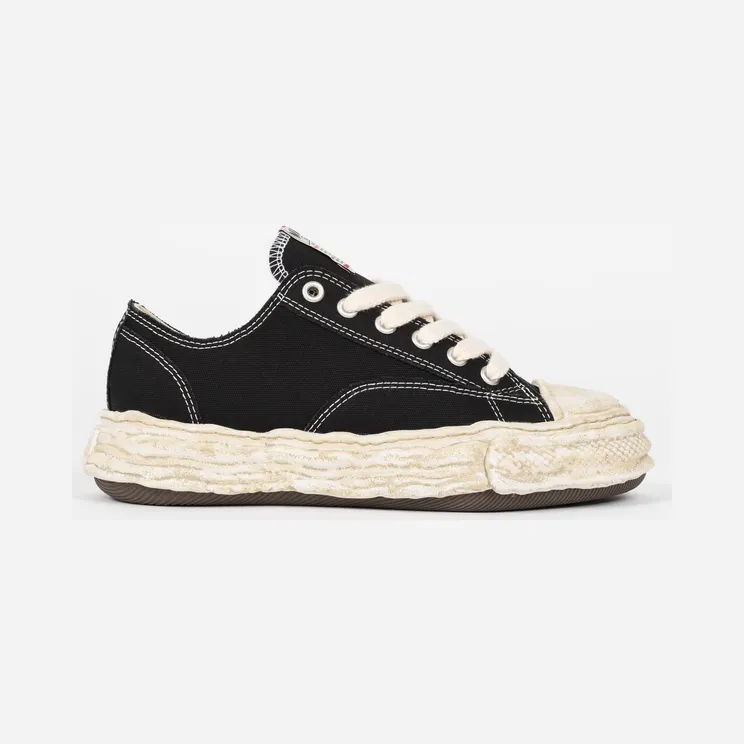 Maison Mihara Yasuhiro Peterson 23 OG Dyed Sole Canvas Low “Black” (A13FW713-BLK)
