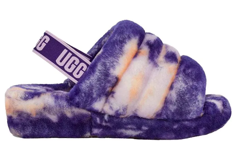 UGG Fluff Yeah Slide Marble Violet Night (1122554-VNGH)