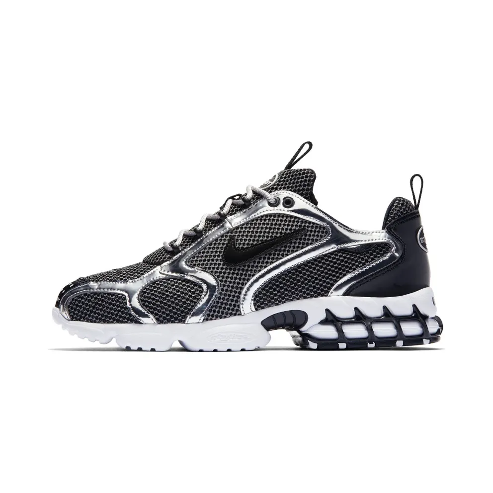 Nike x Stussy Air Zoom Spiridon Cage 2 Pure Platinum (2020) (CU1854-001)