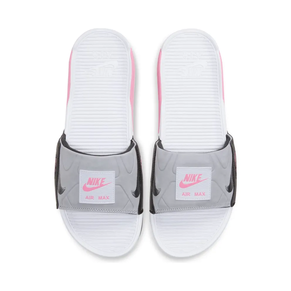 Nike Air Max 90 Slide White Rose Cool Grey White/Rose-Pure Platinum-Cool Grey (BQ4635-100)