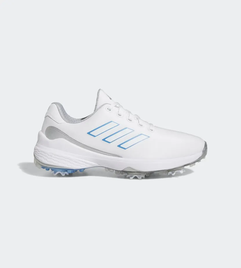 adidas ZG23 Lightstrike Golfschoenen Cloud White / Blue Fusion Met. / Silver Metallic (GZ2174)